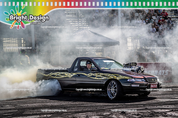 Summernats 34 Sunday 9 Jan 2022  BDMP2115  BAGMUP BURNOUT