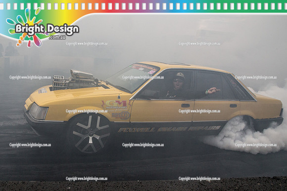 Summernats 28 Sunday 4 Jan 2015  BD  (8129)  LSONE BURNOUT
