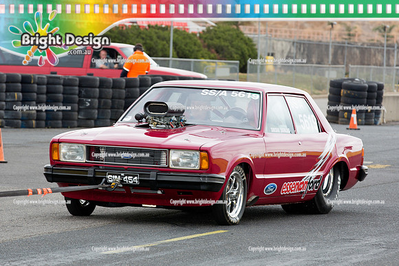 ANDRA John Taverna Classic #1 @ Calder Park Raceway March 1 2014  (11789)  SIN454  SSA 5619 RED CORTINA