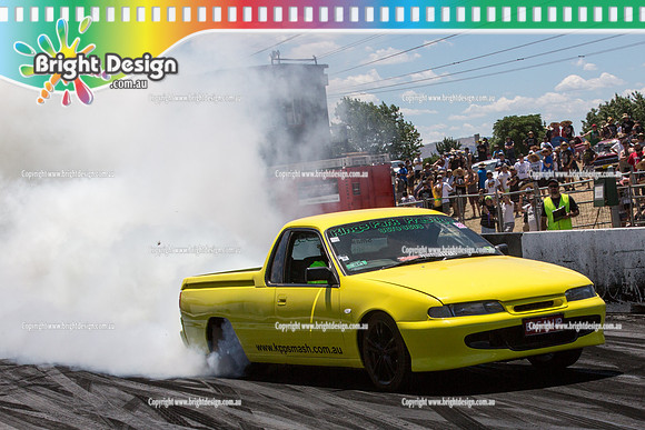 Summernats 28 Saturday 3 Jan 2015  BD (4638)  BAGMUP BURNOUT