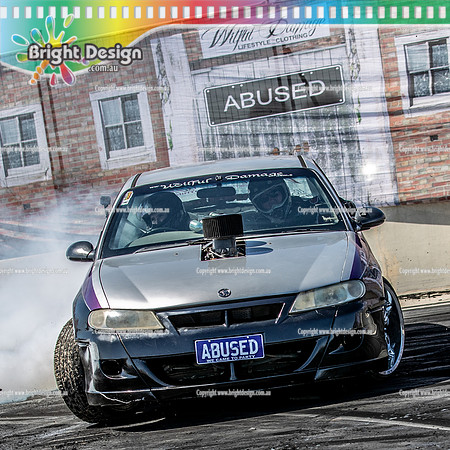 Skid City Day 4 @ Swan Hill Sept 2023 (10585)-2 ABUSED BURNOUT AMBER DAVEY