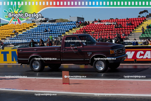 ANDRA Street Outlaws Drag Racing Quals Rnd 5 @ Calder Park 24 September 2014 (24349)  BAD557