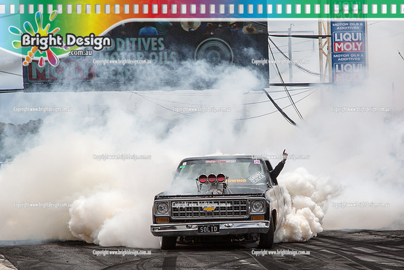 Summernats 28 Sunday 4 Jan 2015  BD  (7890)  SOLID BURNOUT