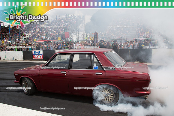 Summernats 28 Sunday 4 Jan 2015  BD  (7665)  QIK510 BURNOUT