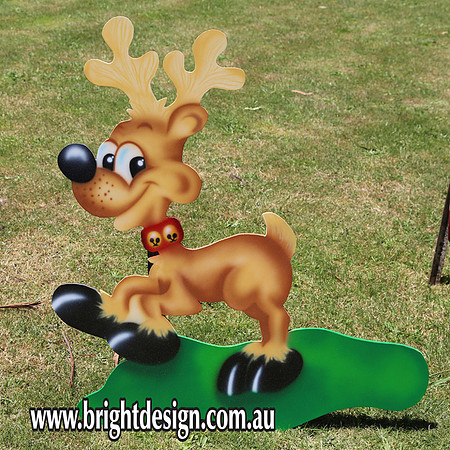 1- SS-22 c www Reindeer  Outdoor Christmas Decoration for Commercial or home Christmas Display