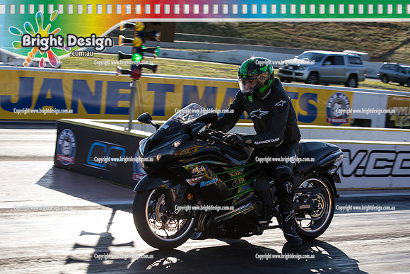 ANDRA Street Outlaws Drag Racing Quals Rnd 5 @ Calder Park 24 September 2014 (25367)  BIKE