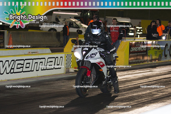 ANDRA Street Outlaws Drag Racing Quals Rnd 4 @ Calder Park  5 August 2014 (23367)  BIKE