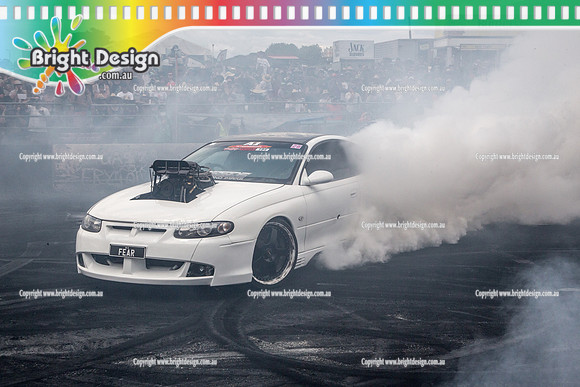 Summernats 28 Sunday 4 Jan 2015  BD  (8017)  FEAR BURNOUT