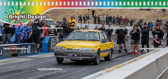 Street Outlaws NPK No Prep Kings vs Australia @ Calder D2 19 March 2023 (148050) JETF18 7234 ADAM POPOVIC