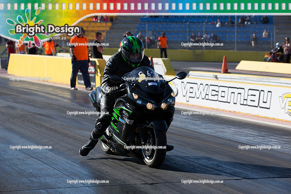 ANDRA Street Outlaws Drag Racing Quals Rnd 5 @ Calder Park 24 September 2014 (24857)  BIKE