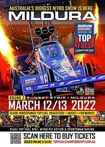2022 ~ March ~  Australian Top Fuel Championships Rnd 2