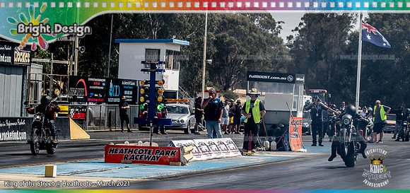 King of the Street #6 @ Heathcote Park Raceway Sun 7 March 2021 (32582)  BIKE TBC GREEN  BOOST
