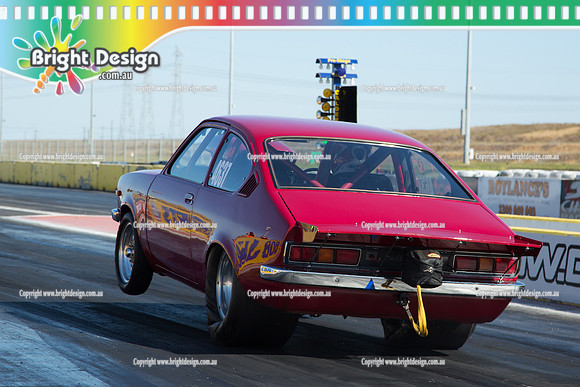 ANDRA Street Outlaws Drag Racing Quals Rnd 5 @ Calder Park 24 September 2014 (24662)  RED GEMINI  SSA 4637