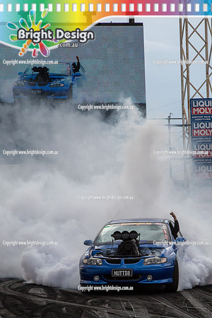 Summernats 28 Sunday 4 Jan 2015  BD  (8402)  NUTTD8 BURNOUT