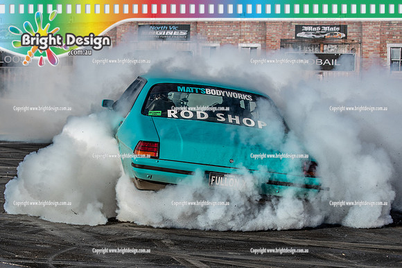 Skid City Day 4 @ Swan Hill Sept 2023 (12324) FULLONX BURNOUT RICK FULLER