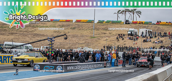 Street Outlaws NPK No Prep Kings vs Australia @ Calder D2 19 March 2023 (148511) 13CAB SEAN ANTHONY RYAN MARTIN FIREBALL CAMARO