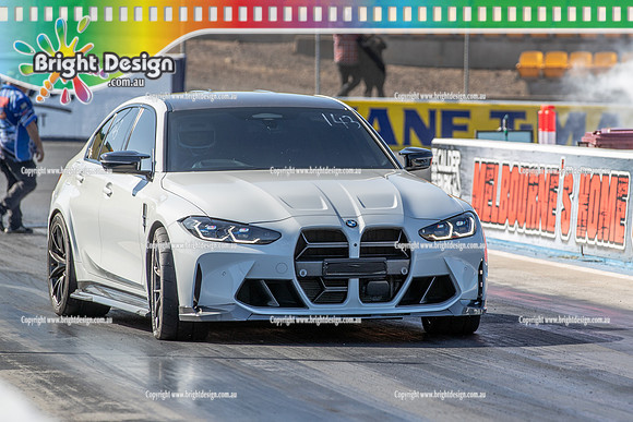 Fast Friday on Saturday @ Calder Park Drag Racing 12 October 2024 (171942) WHITE BMW TBC