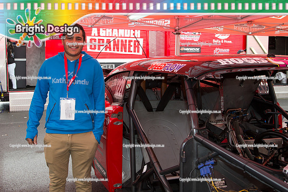 X-Champs @ Sydney Dragway SAT 3 May 2014  (4051)  TD 1221 TEAM BRAY RACING VICTOR BRAY  TOP DOOR SLAMMER CROWD