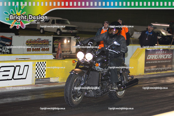 ANDRA Street Outlaws Drag Racing Quals Rnd 4 @ Calder Park  5 August 2014 (23539)  BIKE