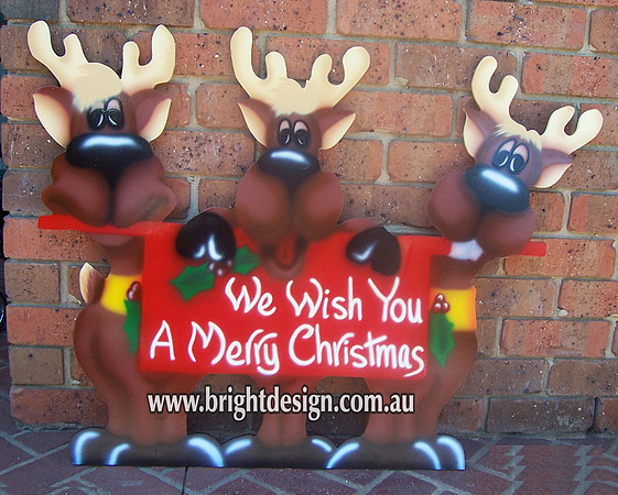 3- R-04 Christmas Reindeers