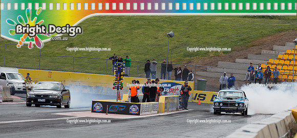 ANDRA Street Outlaws Drag Racing Qualifiers Rnd 3 @ Calder Park  SUN 24 Aug 2014   (21318)  LXY071  1AT7LU