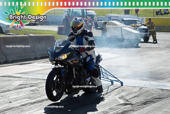 ANDRA Street Outlaws Drag Racing Quals Rnd 5 @ Calder Park 24 September 2014 (24483)  BIKE
