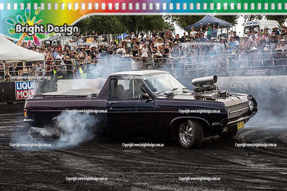 Summernats 28 Sunday 4 Jan 2015  BD  (8344)  BAD065 BURNOUT