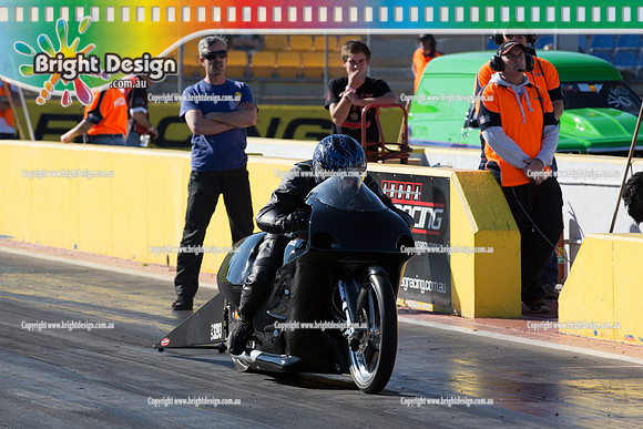 ANDRA Street Outlaws Drag Racing Quals Rnd 5 @ Calder Park 24 September 2014 (24874)  BIKE