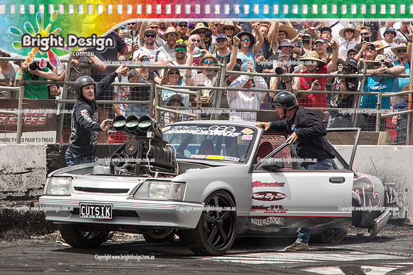 Summernats 28 Sunday 4 Jan 2015  BD  (7967)  CUTSIK BURNOUT