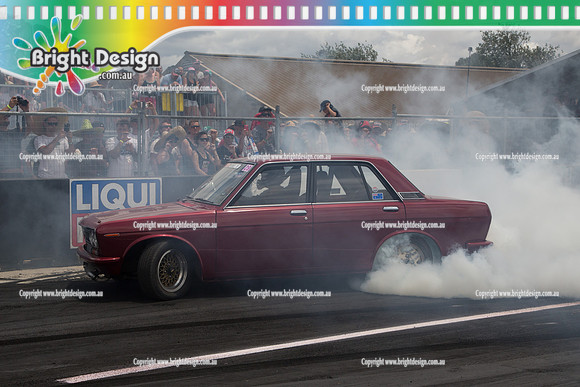 Summernats 28 Sunday 4 Jan 2015  BD  (7640)  QIK510 BURNOUT