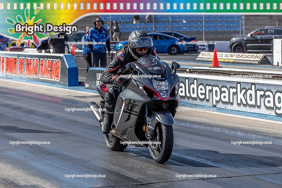 Fast Friday on Saturday @ Calder Park Drag Racing 12 October 2024 (171918) BIKE 2V2UB