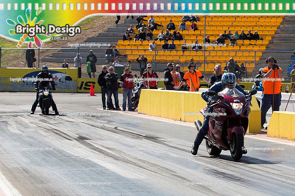 ANDRA Street Outlaws Drag Racing Quals Rnd 5 @ Calder Park 24 September 2014 (24209)  BIKE