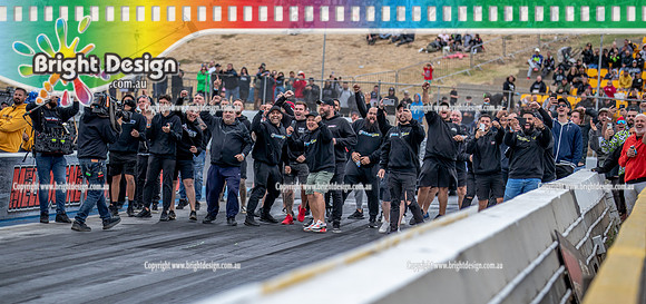 Street Outlaws NPK No Prep Kings vs Australia @ Calder D2 19 March 2023 (148133) CREW SIL364