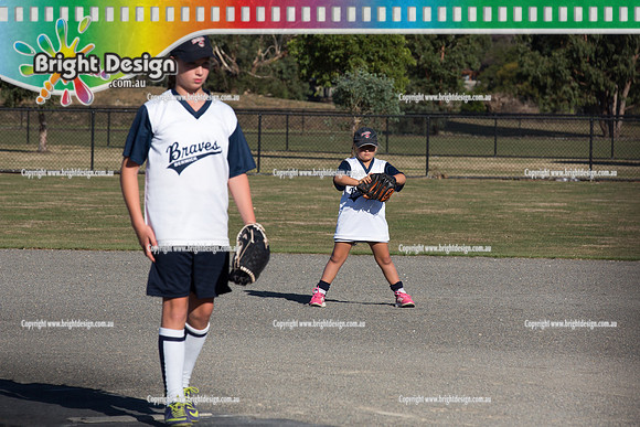 Berwisk Braves Softball  Club Finals Under 13 Girls  22 March 2015 (1079)