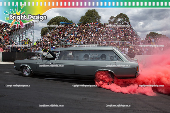 Summernats 28 Sunday 4 Jan 2015  BD  (7628)  UNDEAD BURNOUT