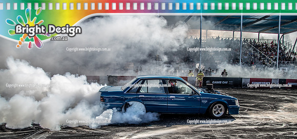 Summernats 34 Sunday 9 Jan 2022  BDMP3080  3FIVE5 BURNOUT