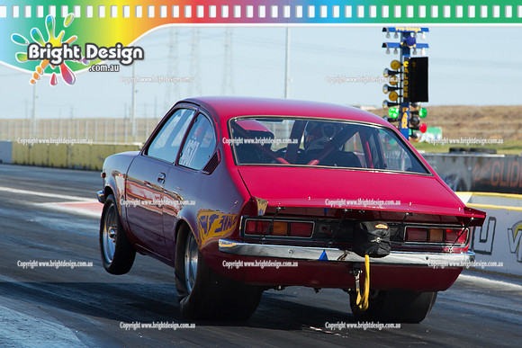 ANDRA Street Outlaws Drag Racing Quals Rnd 5 @ Calder Park 24 September 2014 (24663)  RED GEMINI  SSA 4637