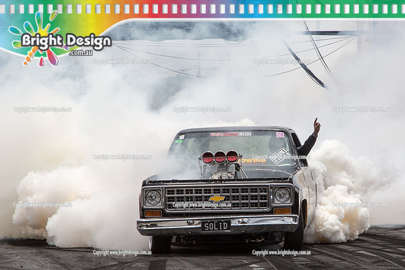 Summernats 28 Sunday 4 Jan 2015  BD  (7891)  SOLID BURNOUT