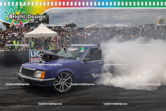 Summernats 28 Sunday 4 Jan 2015  BD  (7943)  IBLOWN BURNOUT