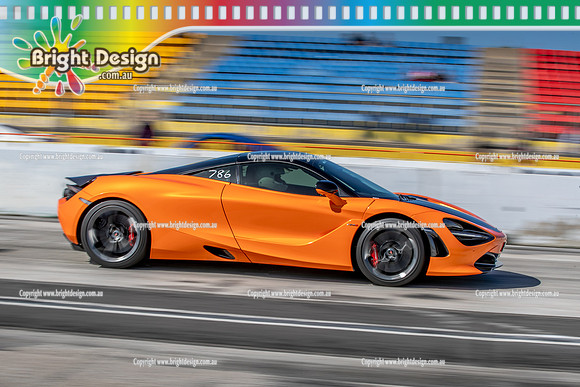 Fast Friday on Saturday @ Calder Park Drag Racing 12 October 2024 (171534) ORANGE MCLAREN