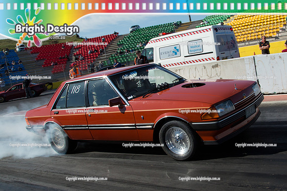 ANDRA Street Outlaws Drag Racing Quals Rnd 5 @ Calder Park 24 September 2014 (24591)  BJO619