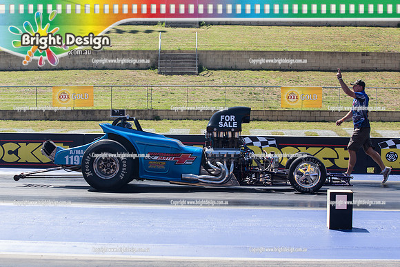 Australian Nationals @ Sydney Dragway Friday 31 October 2014  (8137)  AMA 1197  ROD SCALON  PERFORMANCE PARTS