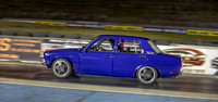 Fast Friday & Roll Racing @ Calder Park Drag Racing 28 February 2025 (179057) PURPLE DATSUN