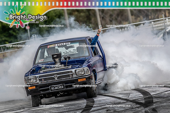 Summernats 34 Friday 7 Jan 2022  BDMP3053  HIJACKED BURNOUT