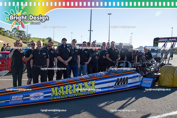 X-Champs @ Sydney Dragway SUN 4 May 2014  (7041)  TOP FUEL  TF 3546  MARK MARIANI FAMILY MOTORSPORT  CROWD