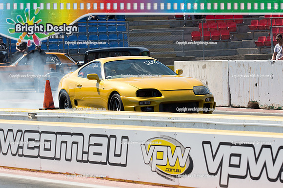 ANDRA Street Outlaws Drag Racing Quals Rnd 5 @ Calder Park 24 September 2014 (24165)  MELLOW YELLOW TBC