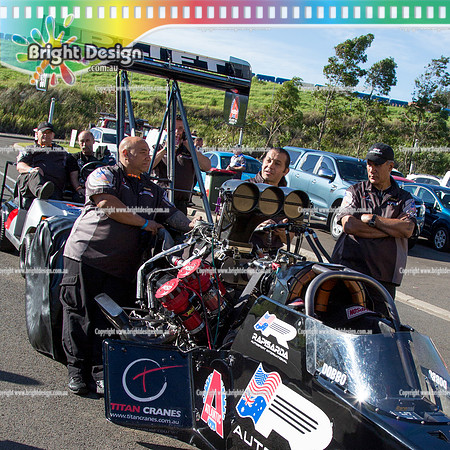 X-Champs @ Sydney Dragway SUN 4 May 2014  (6910) SQUARE  RAPISARDA RACING  CROWD   TF 531  TOP FUEL