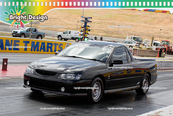 ANDRA Test n Tune @ Calder Park Raceway  SAT 25 Jan 2014  (7341)  ENTRANT 161  BLACK UTE