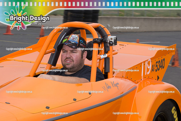 ANDRA Test n Tune @ Calder Park Raceway  SAT 21 Dec 2013  (4325)  AHR 5340 WADE K ORANGE
