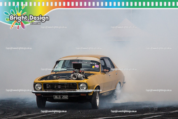 Summernats 28 Sunday 4 Jan 2015  BD  (8237)  BLO202 BURNOUT
